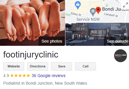 Experienced podiatrist in Bondi Junction providing foot injury treatment and care.